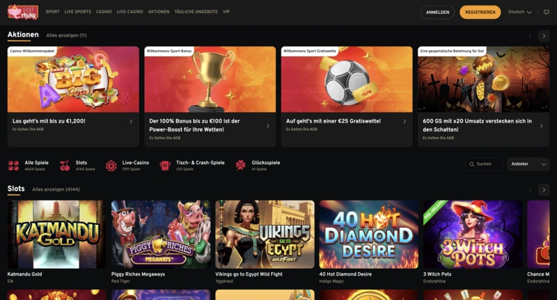 Lucky Trunk Homepage